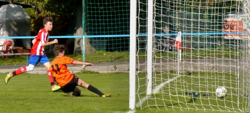 1.KL U-15 FK Jaroměř - 1. FK Nová Paka/TJ Sokol Stará Paka, 13.10.2019, foto: Václav Mlejnek